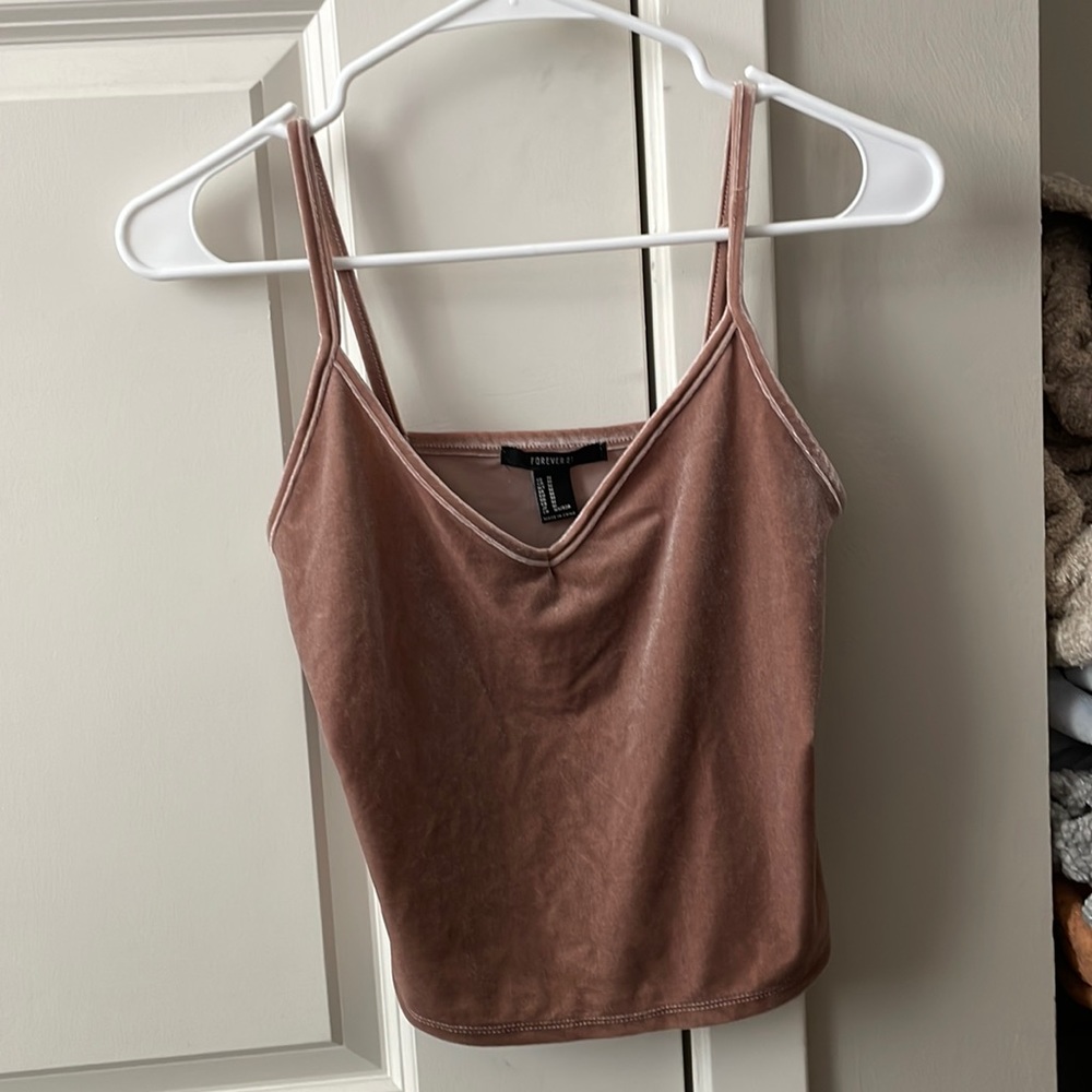 Velvet forever 21 tank top